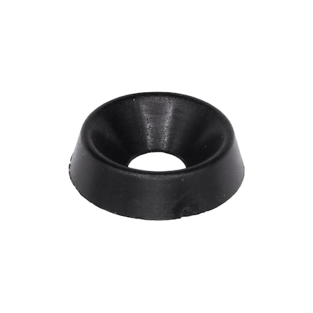 Auveco #10 Nylon Finishing Washer - Black, 50PK 13721