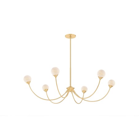 Mitzi Nyla 45.5in wide 3 Light Chandelier in True Bronze H1057803-TRB