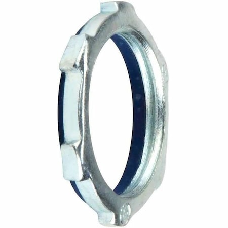 Dottie Conduit Fitting Locknut, 3/4 in, Threaded, Steel, Zinc Plated LNS75
