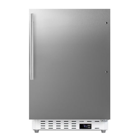 Summit 21in Wide Built-In All-Refrigerator, ADA Compliant ALR46WSSHV