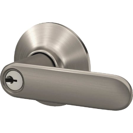 Schlage Davlin Lever Satin Nickel Keyed Entry Lock F51AVDAV619