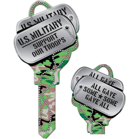 Lucky Line Dog Tags Design Decorative House Key KW11 B141K