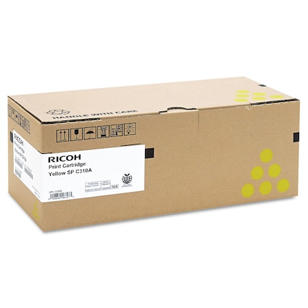 Ricoh Toner, 2,500 Page-Yield, Yellow 406347