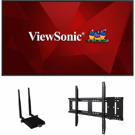 Viewsonic CDE7530-E1 Digital Signage Display - 75" LCD - 3840 x 2160 - 2160p - Android 11 - Black CDE7530-E1
