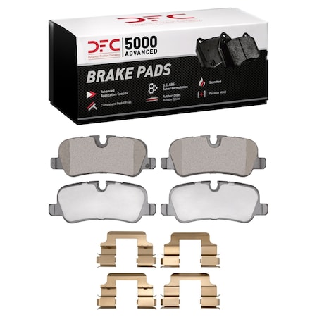 Dfc 5000 Euro Ceramic Disc Brake Pad Set,  1600-1099-02