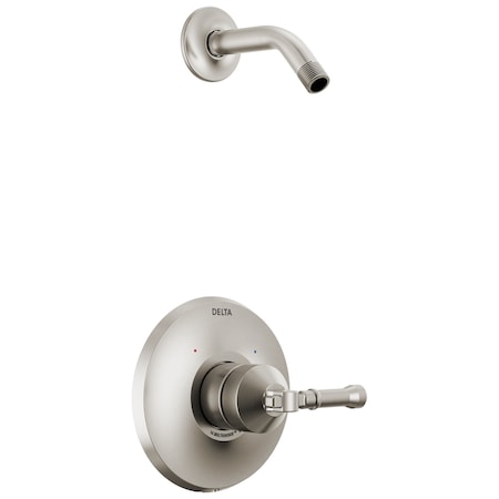 Delta Broderick 14 Series Shower Trim - Less Head In Lumicoat Stainless T14284-SS-PR-LHD