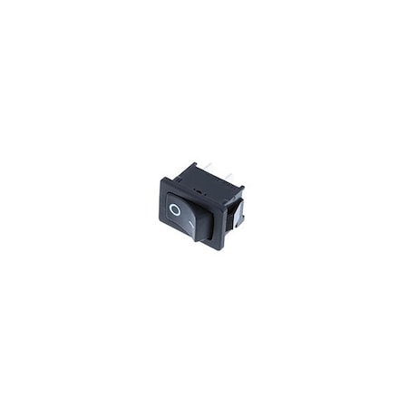 Switch Components Mini Rocker, 2P SPST OFF-ON, w/ print RF1-1B-DC-2-B-1