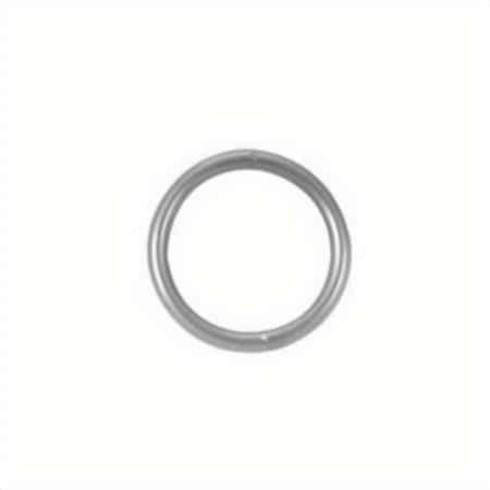 Campbell Chain & Fittings Welded Ring, 1/4 to 1-1/2 in Trade, 450 lb Load, Low Carbon Steel, Bright 6050414