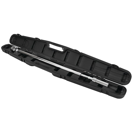 Performance Tool 3/4 Dr. Torque Wrench, 100-600 ft/lb, Clicker Type, ABS Case M204