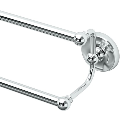 Gatco Designer II 24" Double Towel Bar, Chrome 5375