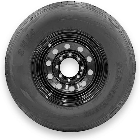 Rubbermaster - Steel Master ST235/85R16 14 Ply 8 On 6.5 Bolt, Black Wheel Assemblies 599361BLK