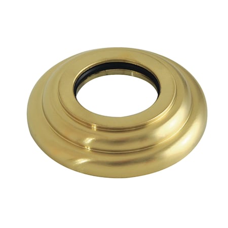 Kingston Brass Round Shower Arm Flange, Brushed Brass K158F7