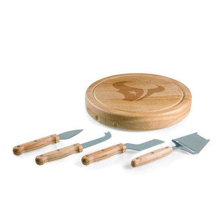 Picnic Time Family Of Brands NFL Houston Texans - Circo Cheese Cutting Board & Tools Set 854-00-505-133-2