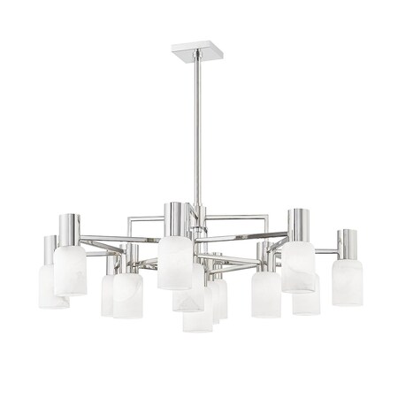 Hudson Valley Lighting Centerport 12 Light Chandelier 36.75 In. Polished Nickel 4237-PN