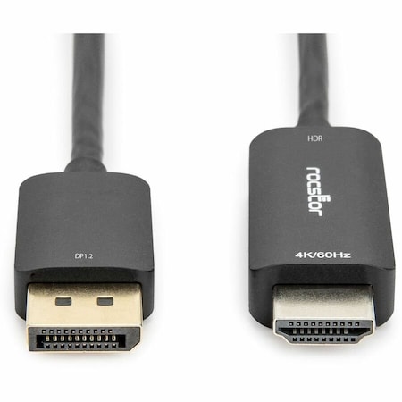 Rocstor Premium 6ft 1.8m DisplayPort to HDMI Active Cable Adapter Converter M/M - DP w/ Latches to Y10C127-B2