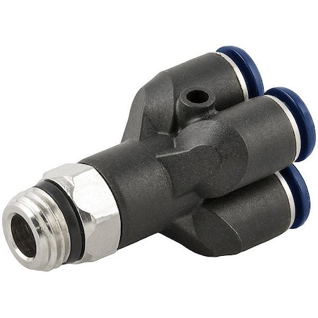 Aignep Cross, Nylon, Push-Fit1/4", 1/4", 1/4", 1/4" 85340-04-02