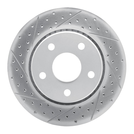 Dynamic Friction Co DFC Geoperformance Rotor - Drilled and Slotted 830-42030L