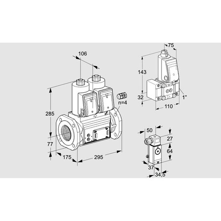Honeywell Kromschroder VCS665F05NNWR3E/3-Z-/4-2P KS88207418