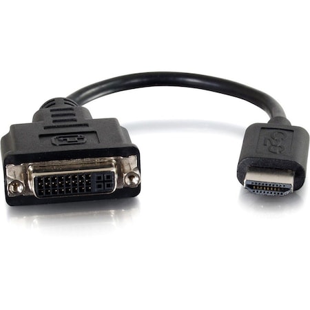 C2G HDMI TO DVI ADAPTER CONVERTER DONGLE-MALE TO FEMALE BLACK-EASILY CONNECT THE 41352