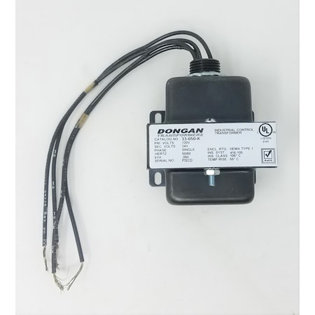 Dongan 120X24 50Va Nema 1 ENC Transformer 33-050-K-U