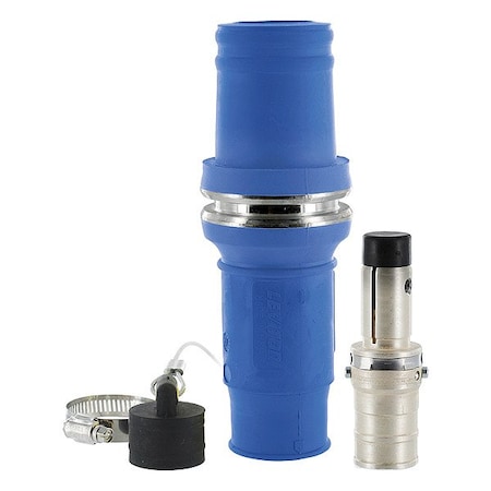 Leviton Single Pole Inline, 898 A, Male, Blue 49M53-B
