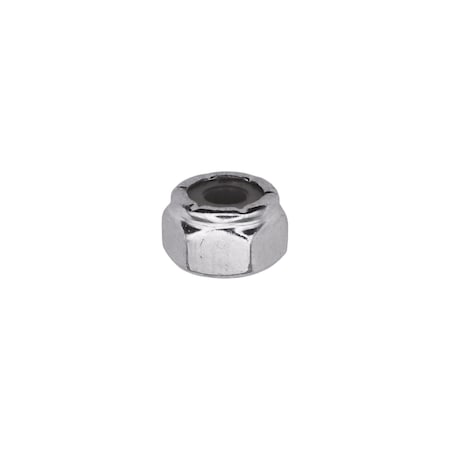 Auveco 8-32 Nylon Insert Hex Stop Nut Zinc, 100PK 9535