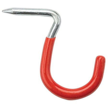 National Hardware V2221 Storage Screw Hook, 20 lb, Hammer-In Mounting, Steel, Red N112-032