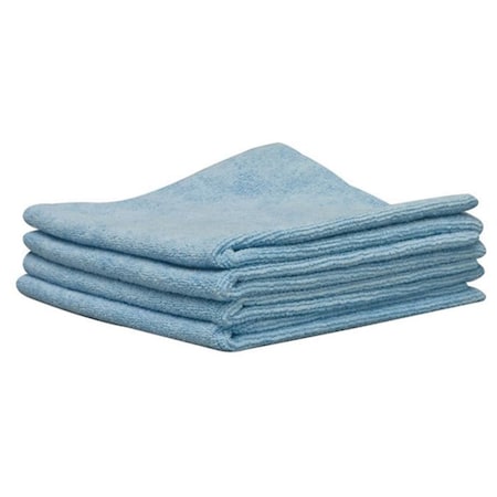 Presta Products 800136CS Ultra Soft Edgeless Cloth, 16 x 16 in, Micro-Fiber, Blue, 5 pieces per box 800136CS