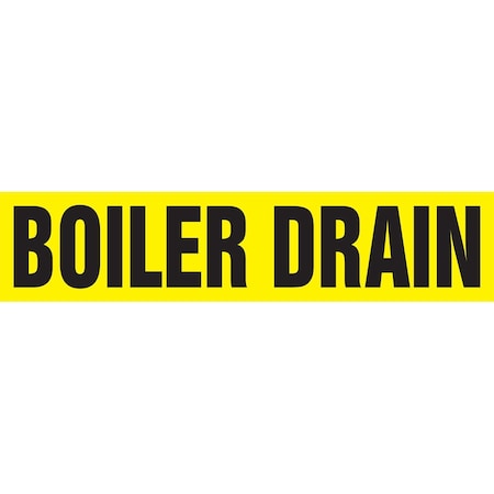 Accuform ASME ANSI PIPE MARKER BOILER RPK161SSH