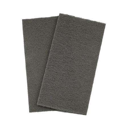 High Teck Products 4-1/2inX9in ULTRA FINE THIN GRAY SCUFF PAD, 25PK SPTHING