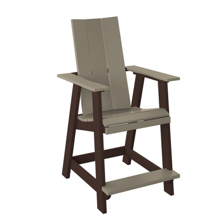 Polybird MODERN BALCONY CHAIR       WEATHERWOOD AND TUDOR BROWN POLYBIRD P64