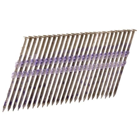 Metabo Hpt Sheathing Nail, 12D, 3-1/4 in L, 21 ga Gauge, Steel, Hot-Dipped Galvanized, Full Round Head, 1000PK 20163SHPT