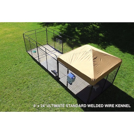 K9 Kennel Store 6ft X 16ft ULTIMATE DOG KENNEL Standard Powder Coated UWW6X16FK