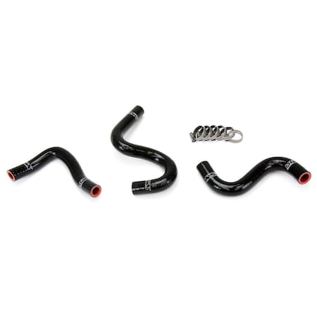 Hps Performance High Temp Reinforced Silicone Heater Coolant Hose Kit, Black,  57-1223-BLK
