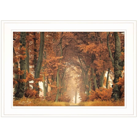 Homeroots Follow Your Own Way 1 White Framed Print Wall Art 405491