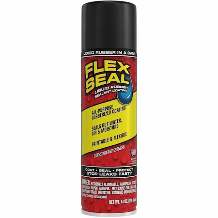Flex Seal Black Rubber Spray Sealant 14 oz FSR20