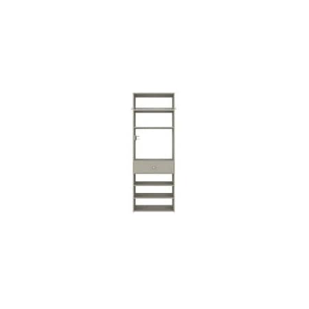 Easy Track Accessory Closet Tower Kit, 25 in, Weathered Grey PH70-CG