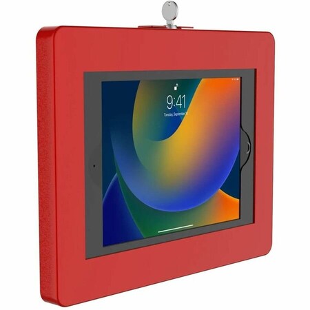 Cta Digital PREMIUM LOCKING WALL MOUNT FOR 10.2IN IPAD 7TH- 10TH & MORE RED PAD-PARAWR