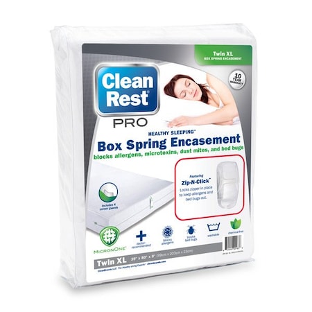 Cleanrest Box Spring Encasement, 78 in W, White 851949001838