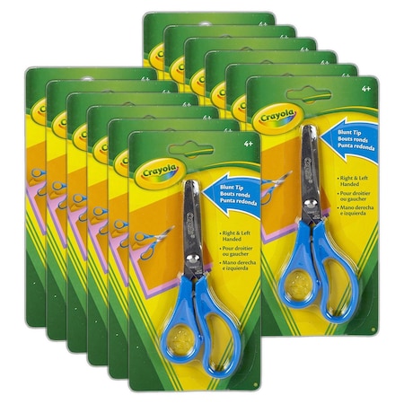 Crayola Blunt Tip Scissors, 12PK 69-3009