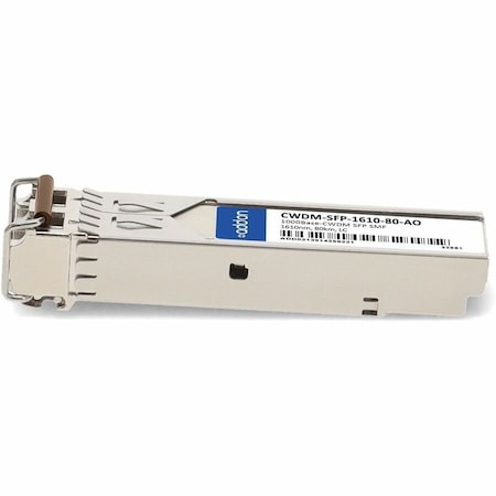 Add-On CISCO CWDM-SFP-1610-80 COMPATIBLE TAA 1000BASE-CWDM FIBRE CHANNEL SFP TRANSCEIVE CWDM-SFP-1610-80-AO