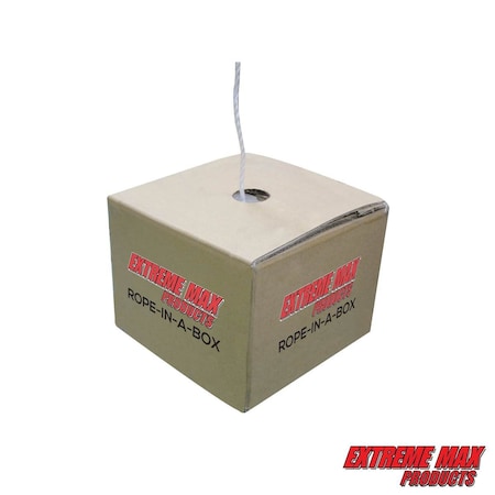Extreme Max 3006.2493 Rope-In-A-Box-7/32" x 1500' Bulk Rope Marine Winterizing Shrink Wrap 3006.2493