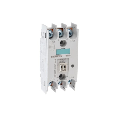 Siemens Semiconductor relay 3-phase 3RF2 30 A / 40 Deg.C 48-600 V / 4-30 V DC 2-phase 3RF2230-3AB45