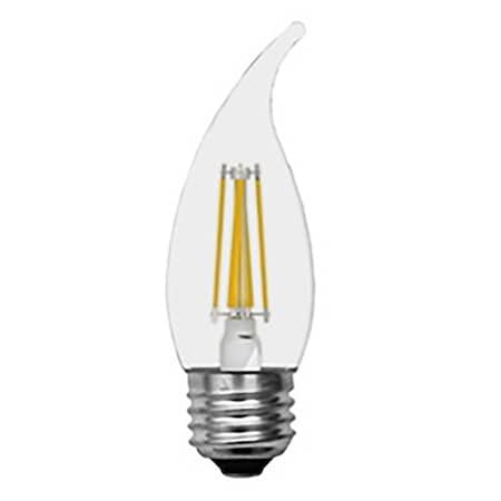 Current GE LED Bulb, Decorative, CAM Lamp, 40 W Equivalent, E26 Lamp Base, Dimmable, Clear, Soft Wht Light 23100