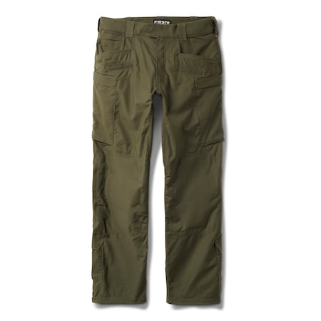 First Tactical Work Pants, 42 in, Olive Drab Green, 45% Cordura(R) Nylon, 55% Cotton 114002