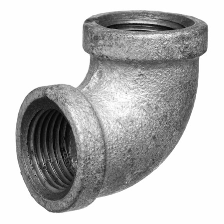 Usa Industrials Pipe Fittings - Galvanized Malleable Iron - Class 150 - Elbow - 2-1/2in NPT Female ZUSA-PF-21026