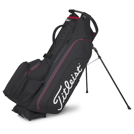 Titleist Hybrid 5 2026 Stand Bag - Black/Black/Red 114644