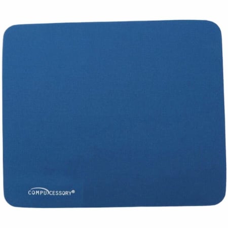 Compucessory Smooth Cloth Nonskid Mouse Pads, Blue CCS23605