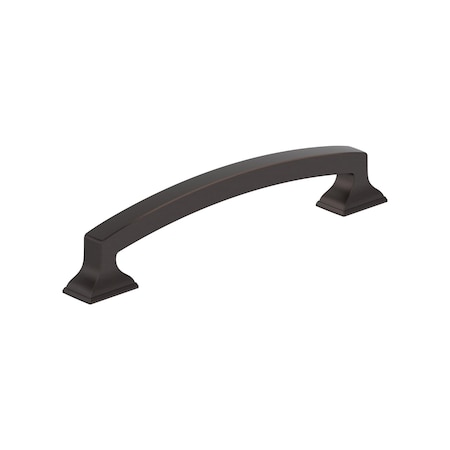 Amerock Incisive 5-1/16 inch (128mm) Center-to-Center Oil-Rubbed Bronze Cabinet Pull, 25PK 25VMP37122ORB