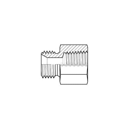 Adaptall MALE BSPP X FEMALE BSPT 3/8 in 1/4 in 9034-06-04